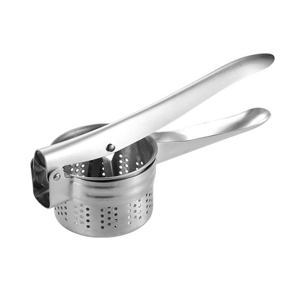 WHAMVOX Simple Fruit Juicer Orange Squeezer Hand Press Cold Stainless Silver