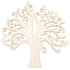 10pcs Family Tree Cutouts Craft, Unfinished Wood Tree Slices DIY Ornaments Decorative Hanging Wooden Chips for Wedding Party Crafts 4.9in