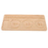 WHAMVOX Wooden Sorting Tray Bracelet Helper to Put on Beading Board Child Travel Brown