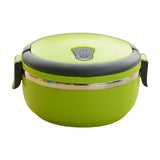 Darzheoy Lunch Box Containers for Hot Food, Portable Lunch Box Stainless Steel Insulated Food Storage Container for Outdoor Camping Picnic Green