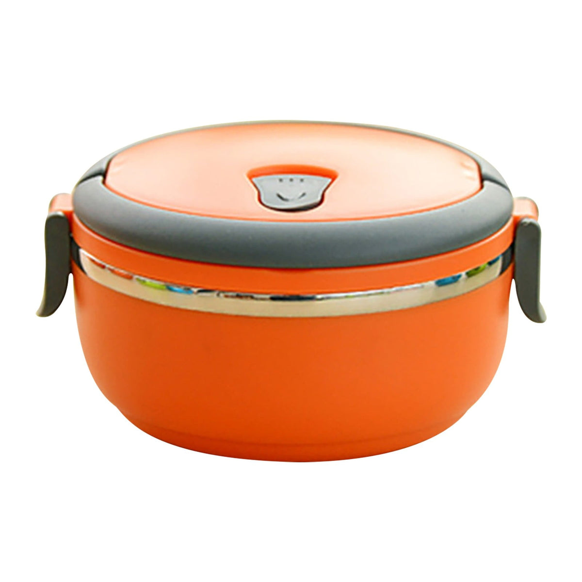 Darzheoy Lunch Box Containers for Hot Food, Portable Lunch Box Stainless Steel Insulated Food Storage Container for Outdoor Camping Picnic Orange
