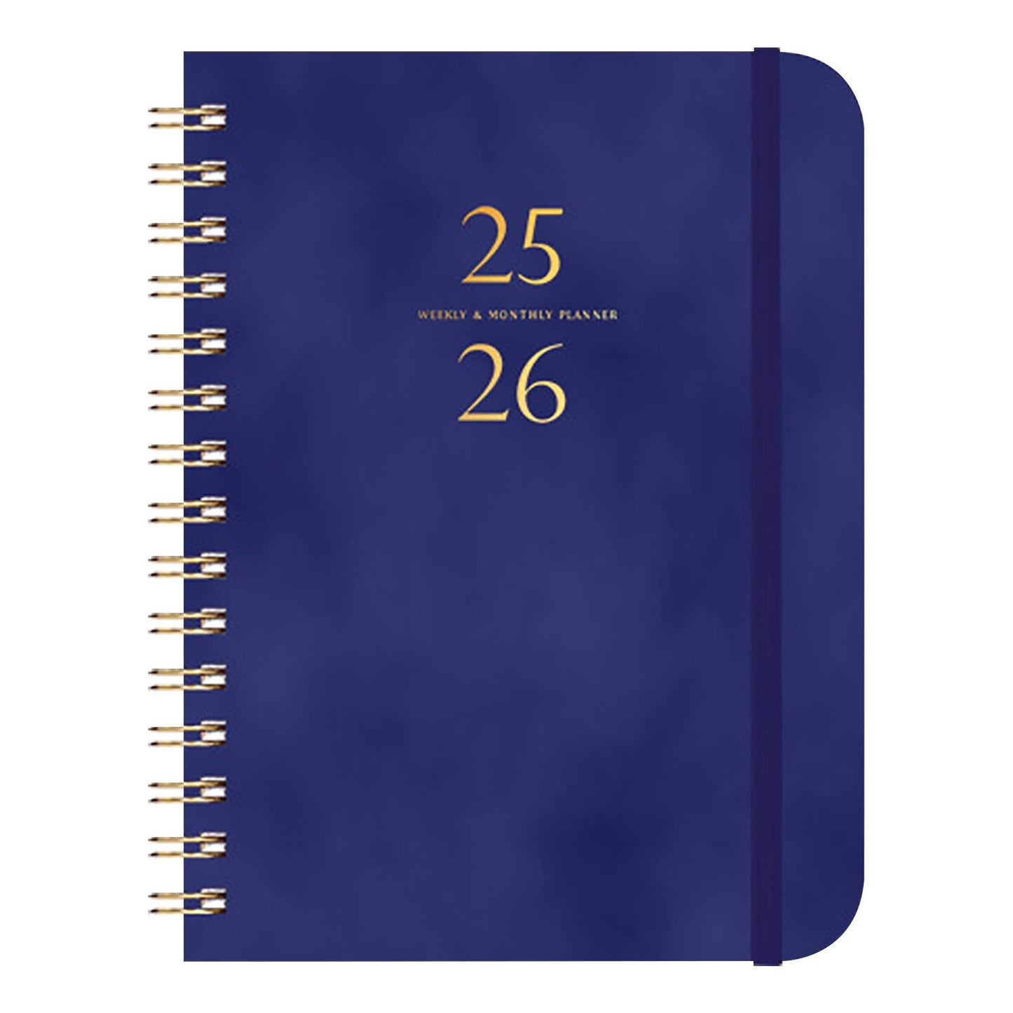 Darzheoy 2025-2026 Planner, Academic Planner 2025-2026 from July 2025, June 2026, Weekly & Monthly Planner Spiral Bound with 12 Monthly Tabs Dark Blue