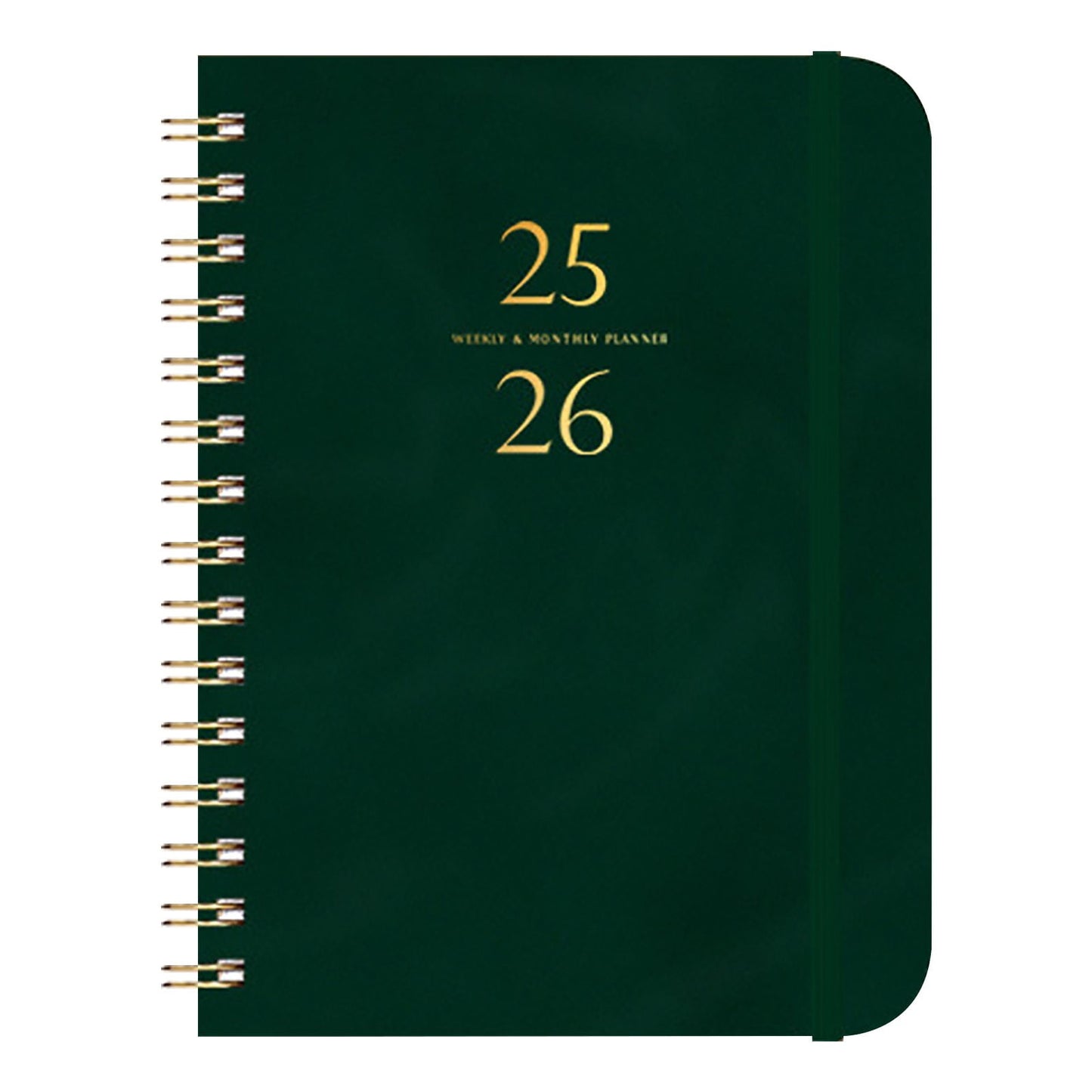 Darzheoy 2025-2026 Planner, Academic Planner 2025-2026 from July 2025, June 2026, Weekly & Monthly Planner Spiral Bound with 12 Monthly Tabs Olive Green