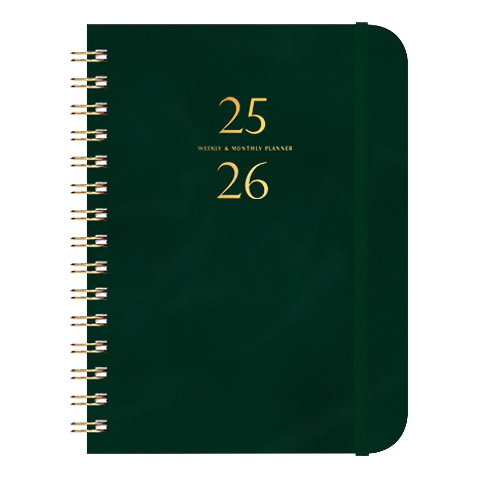 Darzheoy 2025-2026 Planner, Academic Planner 2025-2026 from July 2025, June 2026, Weekly & Monthly Planner Spiral Bound with 12 Monthly Tabs Olive Green