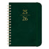 Darzheoy 2025-2026 Planner, Academic Planner 2025-2026 from July 2025, June 2026, Weekly & Monthly Planner Spiral Bound with 12 Monthly Tabs Olive Green