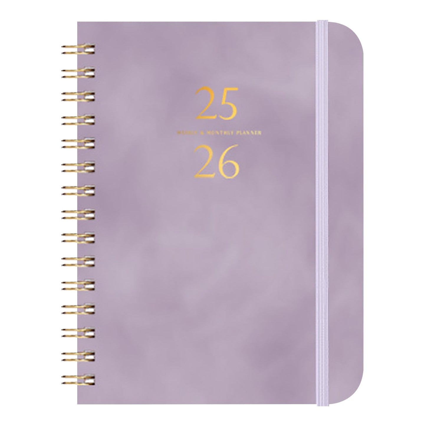 Darzheoy 2025-2026 Planner, Academic Planner 2025-2026 from July 2025, June 2026, Weekly & Monthly Planner Spiral Bound with 12 Monthly Tabs Purple