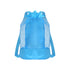 Darzheoy Swim Bag Mesh Drawstring Backpack Beach Backpack for Swimming, Gym, and Workout Gear Blue