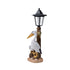 Darzheoy Pelican Garden Statue with Solar Lantern Pelican Solar Light for Outside Decor Sculptures & Statues Lights for Lawn Decor A