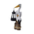 Darzheoy Pelican Garden Statue with Solar Lantern Pelican Solar Light for Outside Decor Sculptures & Statues Lights for Lawn Decor C