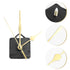Silent Quartz Clock Movement Replacement Kit with Thread Shaft 11mm Clock Mechanism Parts No Battery Included
