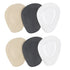 SKISUNO 3 Pairs Gel Forefoot Pad Half Insoles for High Heels Insoles for Women