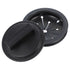 HOOWIFFY 2-Pack Garbage Disposal Sink Guard in Black ABS Plastic, 6.25 x 5.05 x 3.5 Inches, Protector for Home Kitchen