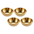 SKISUNO 4-Piece Golden Dipping Sauce Dishes Set for Home and Restaurant Use, and Stylish Serving Bowls