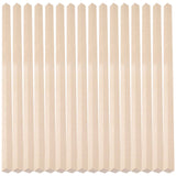 HOOWIFFY 20Pcs Beige Wooden Dowel 1.6X0.4X0.4In Square Dowels For