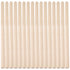 HOOWIFFY 20Pcs Beige Wooden Dowel 1.6X0.4X0.4In Square Dowels For
