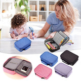 Chmadoxn Pencil Case, 72-Slot Art Supply Organizer - Hanging Pencil Case with Ventilated Design, Storage for 72 Pens/Markers/Brushes (Portable) 9.1×5.9×2.8 in Hot Pink