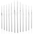 HOOWIFFY 3-Pack Lightweight Stainless Steel Crochet Hooks for Knitting, Sewing, and Hand Crafting Supplies