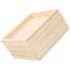 HOOWIFFY 4-Piece Khaki Wood Puzzle Organizer Set - Storage Boxes for Kids Building Blocks and Toy Storage