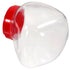 HOOWIFFY Wide Plastic Jars Airtight Kitchen Decor Home Decor 1Pack Modern Design Cookie Jar