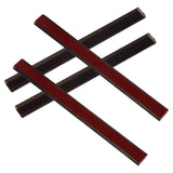 HOOWIFFY 4-Pack Outdoor Electrical Wire Cord Covers Black Plastic Protective 4.3 x 0.4 x 0.2 Inches