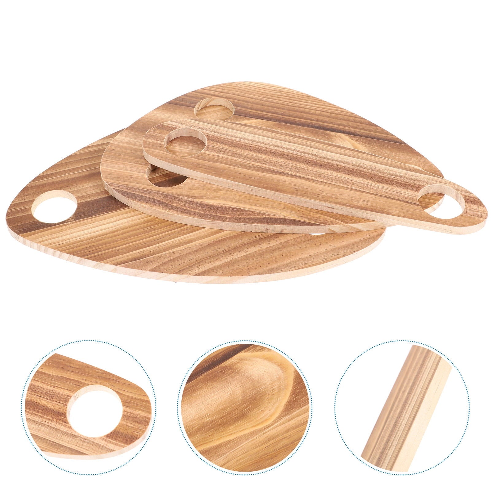 SKISUNO 3-Piece Wine Bottle Stoppers with Floating Cheese Plates, Assorted Colors, Wooden Serving Tray for Festivals and Parties