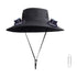 Darzheoy Solar Fan Hat Wide Brim Solar Fan Hat Outdoor Wide Brim Sun Hat with Solar Fan Fishing Hat, Removable & USB Charging Fan D-Black