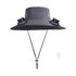 Darzheoy Solar Fan Hat Wide Brim Solar Fan Hat Outdoor Wide Brim Sun Hat with Solar Fan Fishing Hat, Removable & USB Charging Fan D-Gray