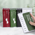 Kdkad Mini Spiral Memo Pads - Pocket-Sized Coil Notebook Set with Ring Binding for Vocabulary, Study Notes & Lists (3x5 inch Travel Notepads)\u200b\u200b 2.9×5.3 in White