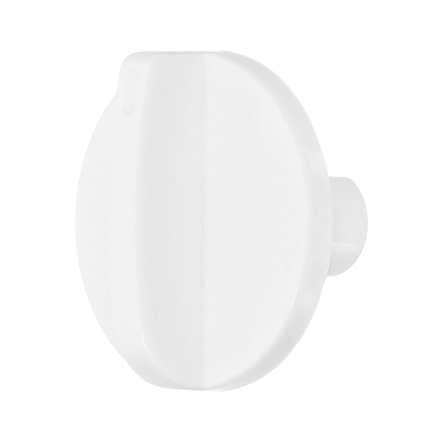 HOOWIFFY Appliance Temperature Knob Thermostat Control Knob Plastic White 1Pcs for Display Cabinet