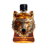 Darzheoy Wolf Whiskey Bottle, Funny Wolf Whiskey Bottle, 3D Wolf Shape Glass, Wine Decanter for Men Dad, Home Bar Dachshund Lover Decor D
