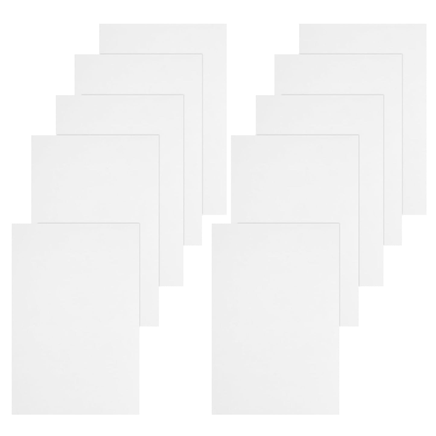 HOOWIFFY White Felt Furniture Pads with Adhesive, Anti-Skid Floor Protectors for Noise Reduction and