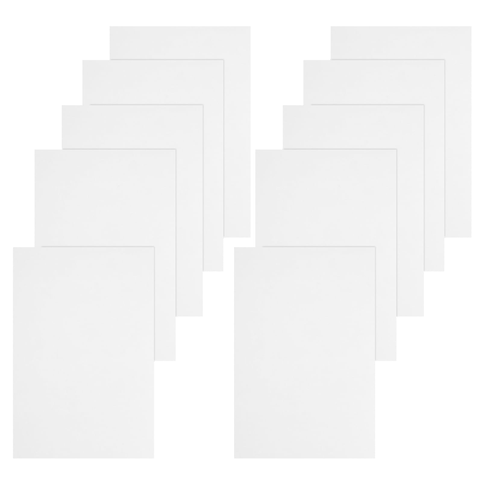 HOOWIFFY White Felt Furniture Pads with Adhesive, Anti-Skid Floor Protectors for Noise Reduction and