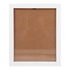 HOOWIFFY Decorative White Picture Frame for Home Use Elegant Design 8.5x11 Plastic Photo Display Frame