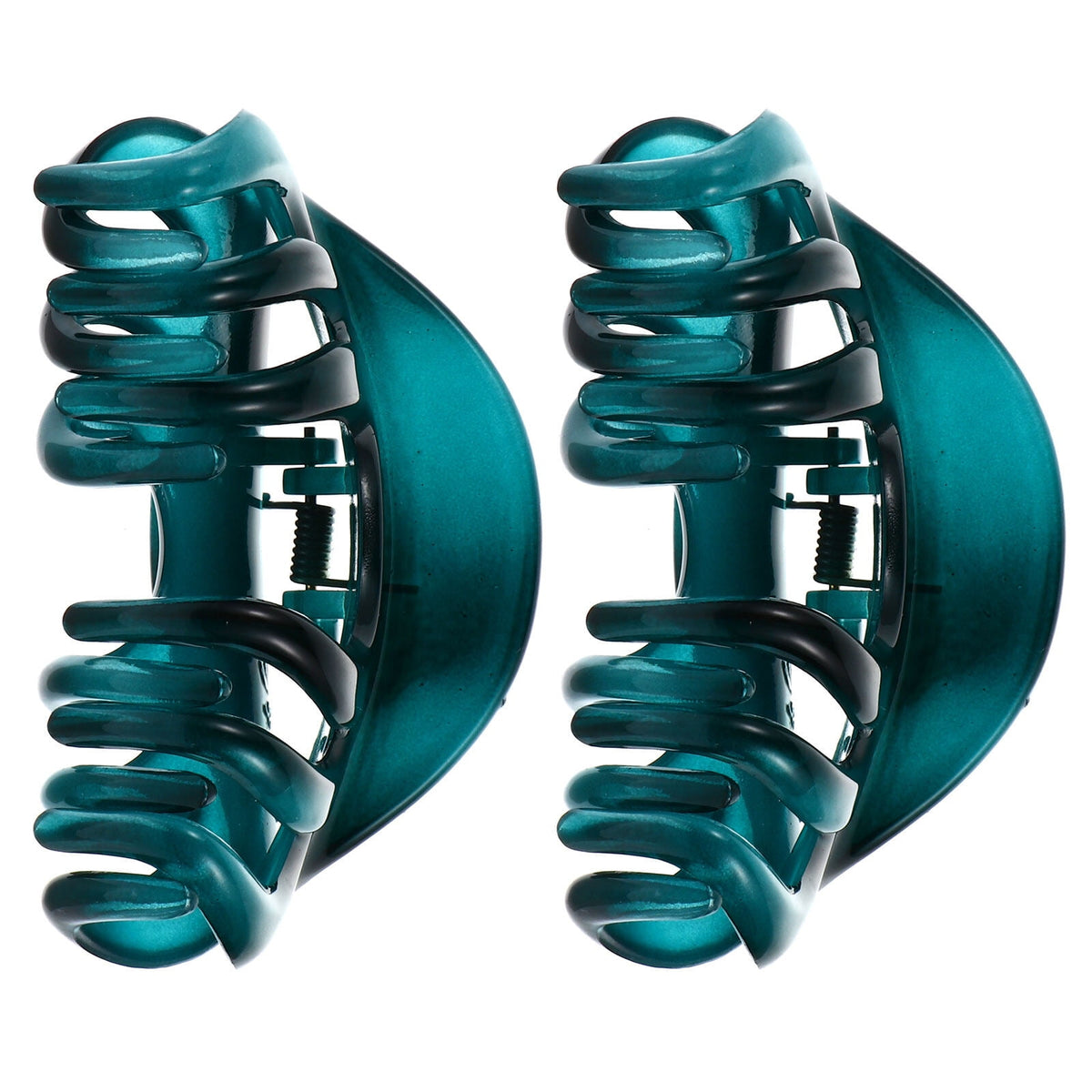 HOOWIFFY 2-Pack Acrylic Hair Clips for Thick Hair, Daily Styling Accessories for Women