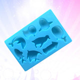 HOOWIFFY Ocean Animal Candy Mold Silicone Mold for Party Baking Chocolate Jelly 1 Piece