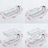 HOOWIFFY Silver Stainless Steel Faucet Storage Rack Adjustable Sponge Holder for Draining Kitchen Sink 7.5x3.5x4.7 Inches