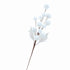 AYktou 21 Inch Christmas Artificial Flowers, Velvet Balls Fake Flowers with Branches, Elegant Unique Flower Arrangement Vase Layout, Christmas Plants for Living Room Dining Table Home Decor, White D