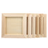 HOOWIFFY Plain Wooden Picture Frames for Crafting Khaki Plastic 6Pcs for Family Gift
