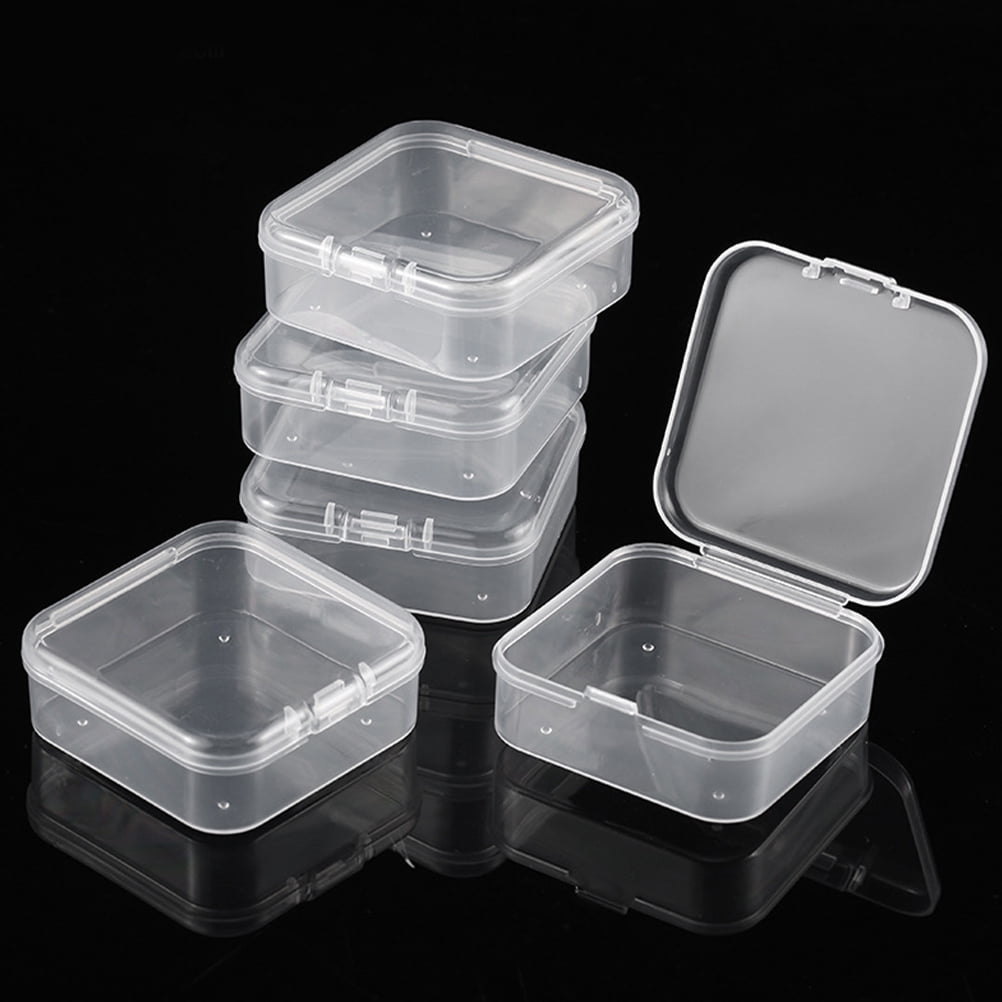 HOOWIFFY 55Pcs Small Storage Box Plastic Containers with Lids