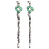 HOOWIFFY 2pcs Silver Hair Chopstick Vintage Hair Sticks Women for Night Out and Recital