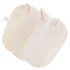 HOOWIFFY 3-Pack Natural Loofah Sponge Kitchen Scrubber Set with High Absorption Beige Multipurpose Cleaning Brushes
