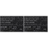 HOOWIFFY Hoowiffy Black Keyboard Stickers for Home Perfect Fit Easy Apply