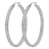 ChmadoxnLarge Hoop, Earrings, Silver, (19&