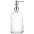 HOOWIFFY shower gel dispenser bottle Lotion Bottle Glass Reusability Household Users Home 1Pcs
