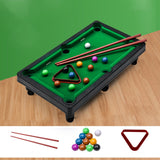 Lksixu Tabletop Pool, Mini Pool Table Table Billiards Game Set With 2 Sticks & 11 Balls Home Office Desk Stress Relief Games Children's Gifts，Travel-Friendly & Office Desk Games, Bartop, or Home Use 27.5x19.2x7.5cm(12x6.9x2.8in).