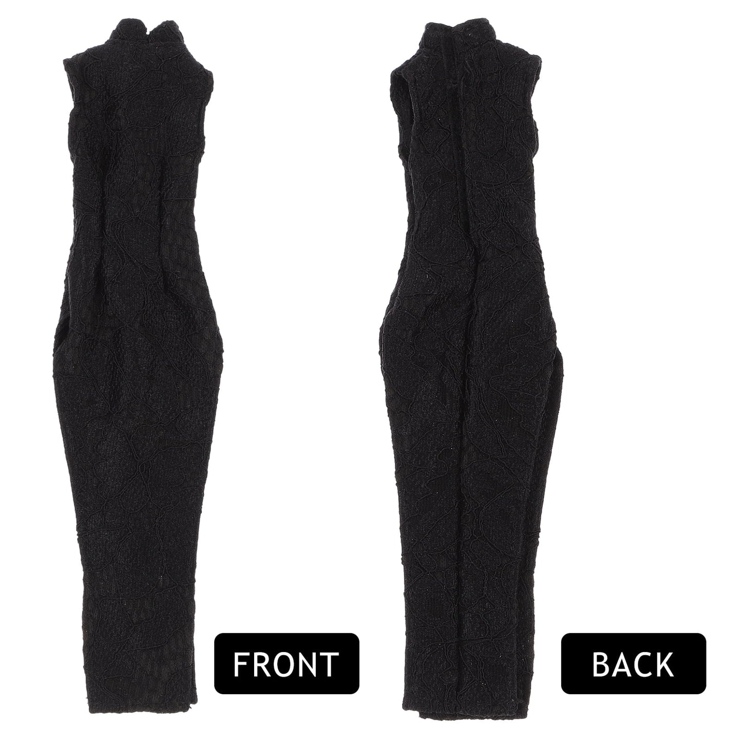 HOOWIFFY Replaceable Doll Costume Chinese Style Dress Black Cloth 1Pack