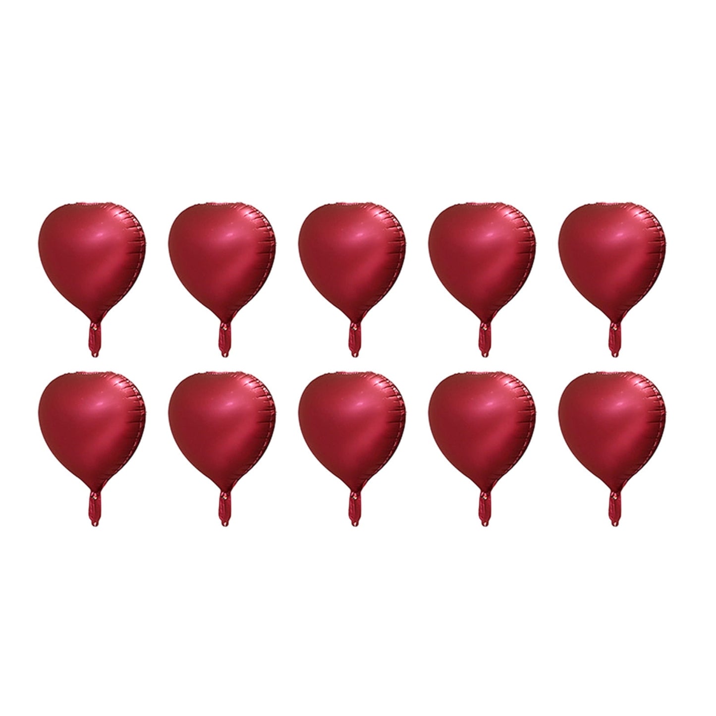 Lksixu 10pcs Heart Foil Balloons - 18inch Heart Shape Mylar Balloons For Romantic Love Valentine Is Day Wedding Birthay Party Decorations Valentines Day Decor 17.32" Rose Gold