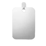Chmadoxn Large Fogless Shower Mirror （9.84×7.87 inch）, Includes 1 Adhesive Hooks, Anit-Fog Shower Mirror, Shower Makeup Shave Mirror, Frameless Shower Mirror, Wall Hanging Mirror