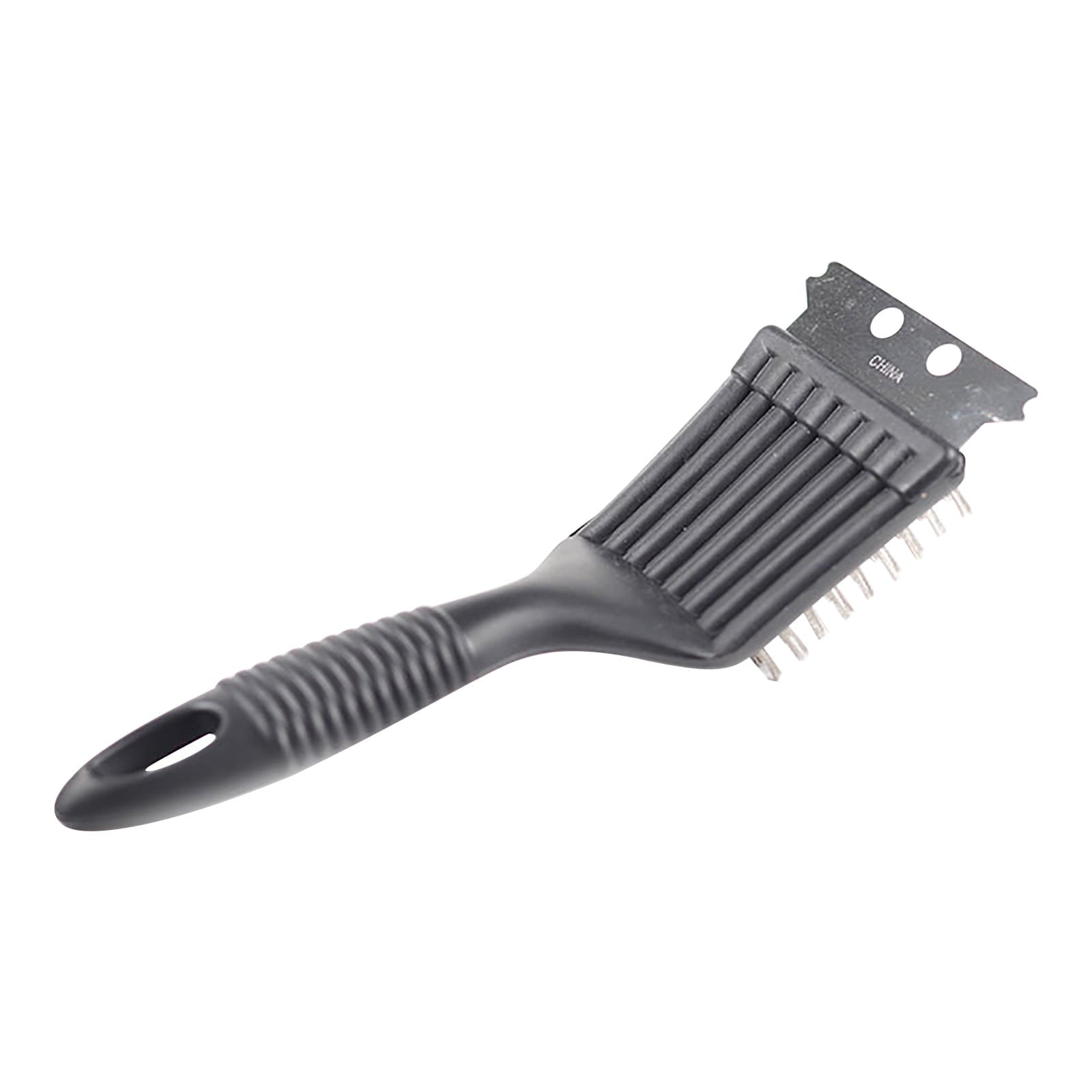 Chmadoxn Stainless Steel Grill Cleaning Brush, Wire Brush, Grill Brush Cleaner Tool with Scraper and Wire Brush for Gas, Electric, Charcoal Grill, BBQ Grill, r, Grill Grate