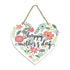Mothers Day Gifts Chmadoxn Mothers Day Gifts for Mom Front Door Welcome Sign - Heart-Shaped Happy Mother&